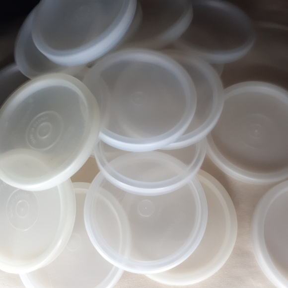 Vtg {4} Tupperware Tumbler Seal Lids 296 *Set of 4* *4 Pack* - Picture 10 of 16